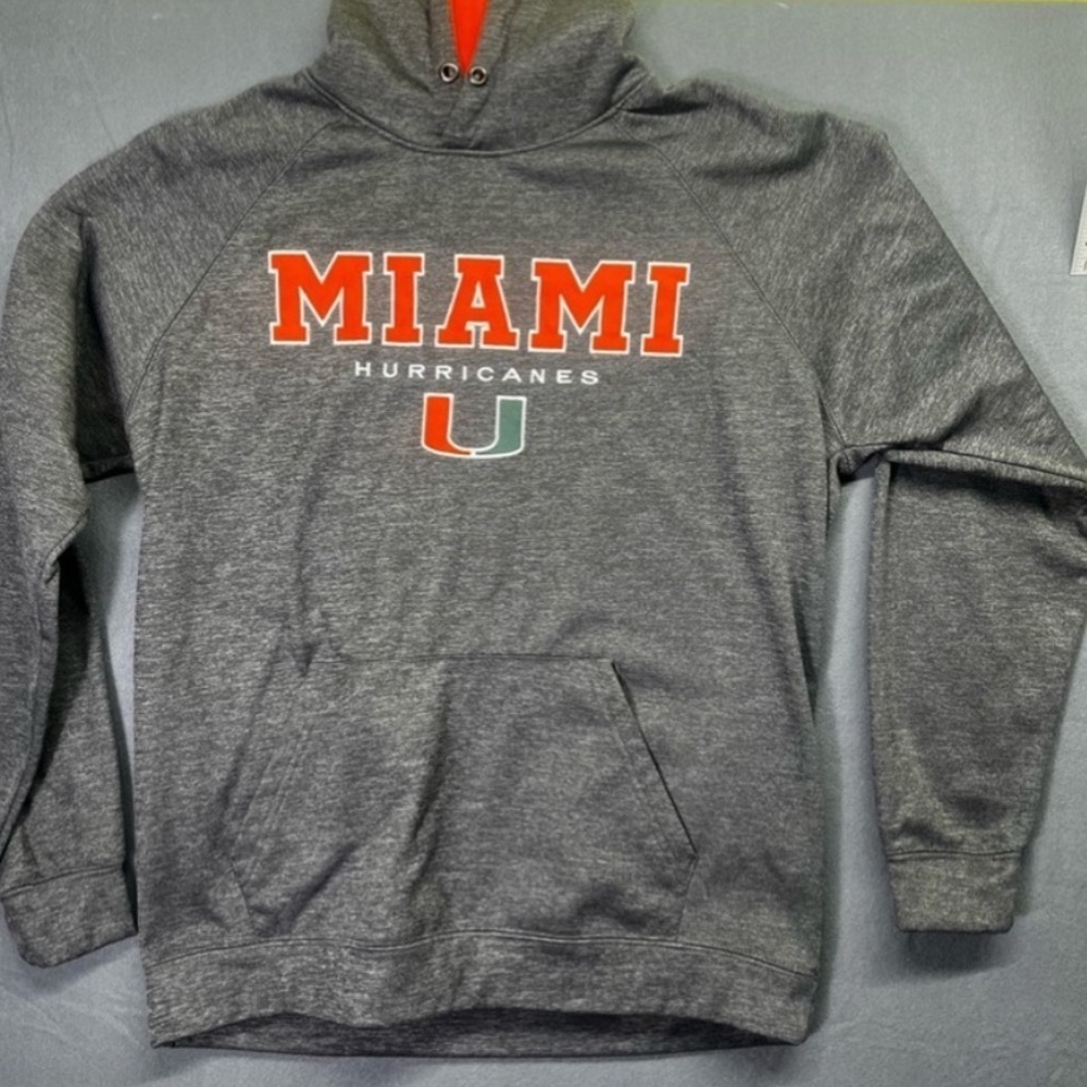 University of Miami Hurricanes Colosseum Hoodie
Sweatshirt Mens XL Embrodiered
